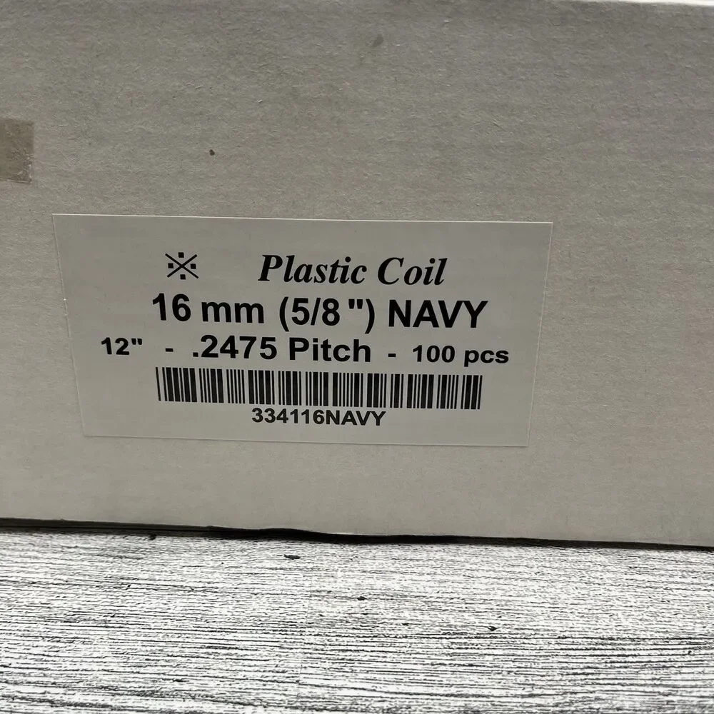 Plastic Coils 16 mm (5/8”) Diameter 4:1 Pitch 12